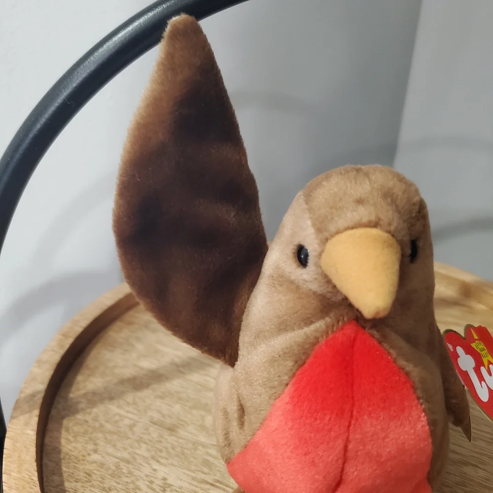 TY EARLY THE ROBIN BIRD BEANIE BABY RETIRED 1997 /ERROR